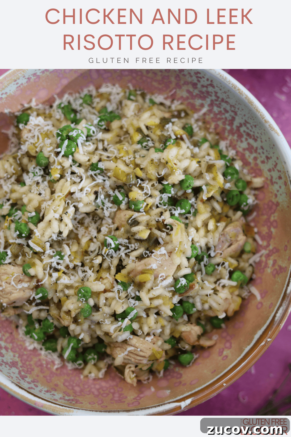 chicken and leek risotto