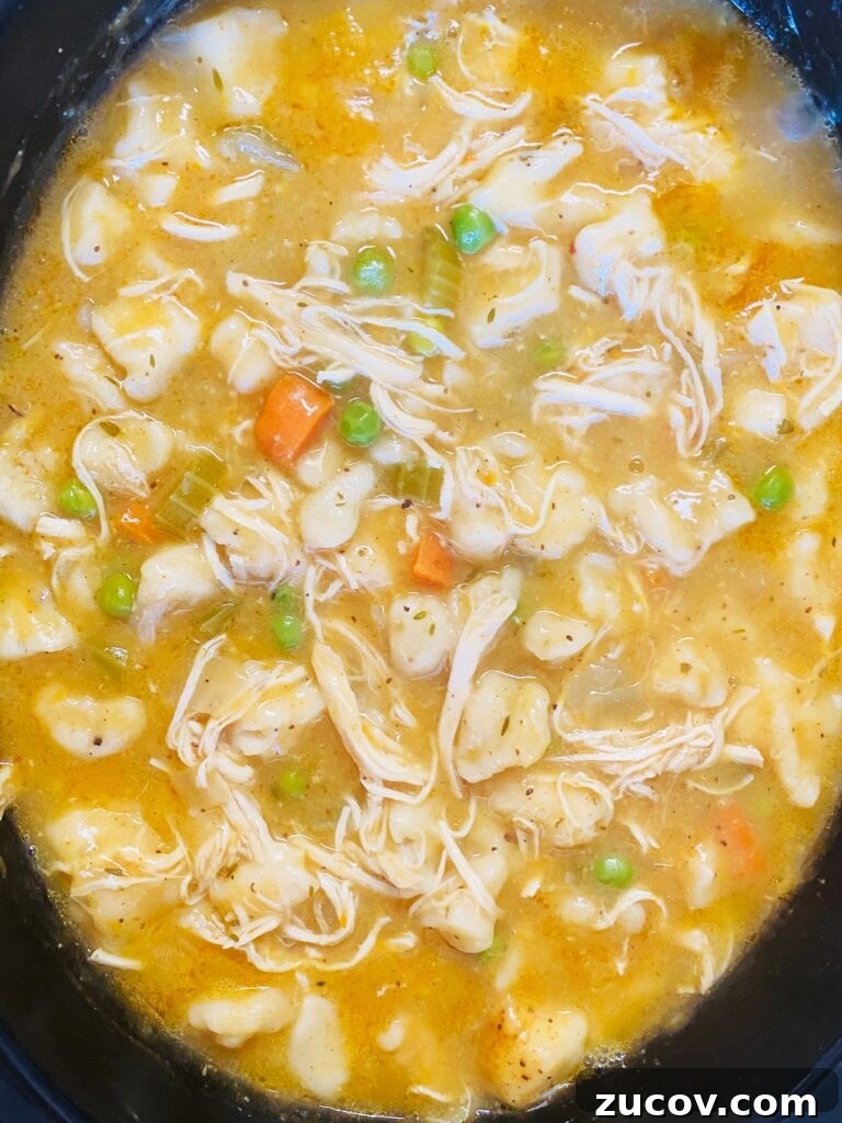 Slow Cooker Chicken with Fluffy Dumplings Recipe 9 Slow Cooker Chicken and Dumplings