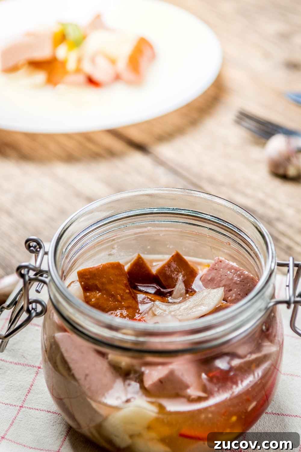 pickled sausage in a jar pickled sausage in a jar