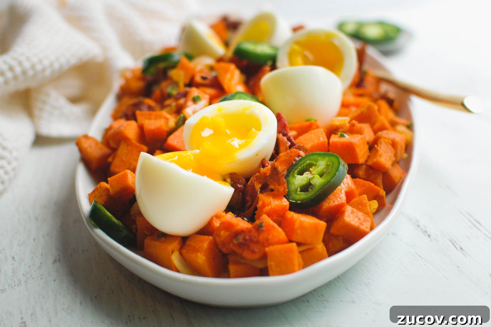 Sweet Potato, Jalapeño & Bacon Breakfast Hash Recipe 3 Sweet Potato Jalapeno Breakfast Potatoes