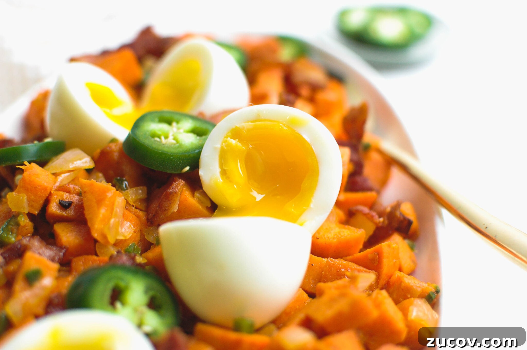 Sweet Potato, Jalapeño & Bacon Breakfast Hash Recipe 5 Sweet Potato Jalapeno Bacon Breakfast Potatoes