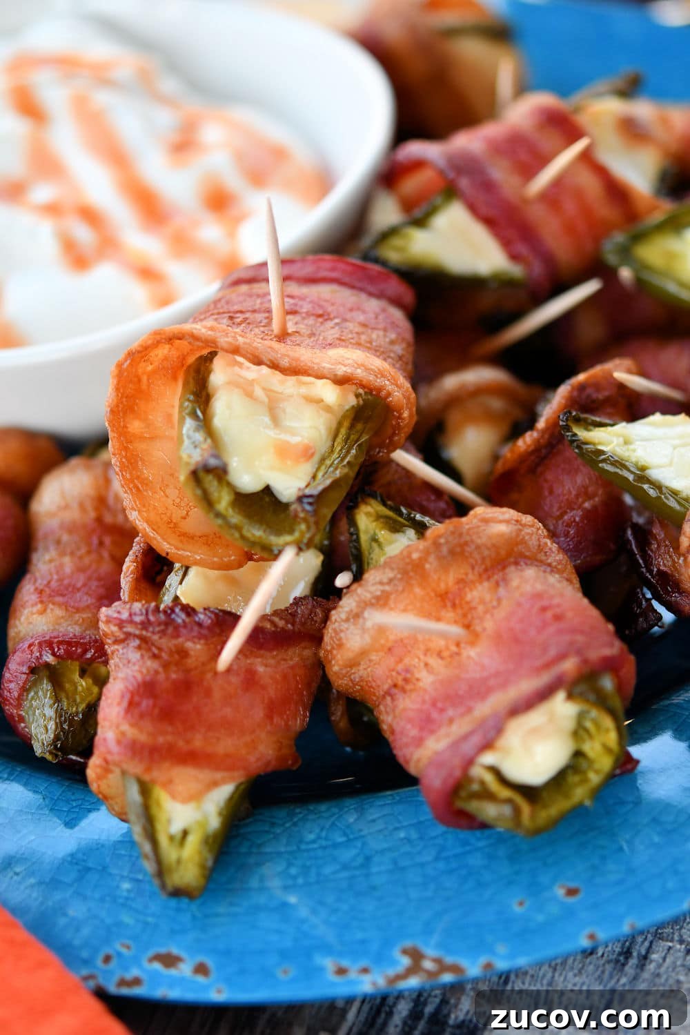 Gluten-Free Bacon-Wrapped Baked Jalapeño Poppers 2 24Bite: Baked Jalapeno Poppers with Bacon by Christian Guzman