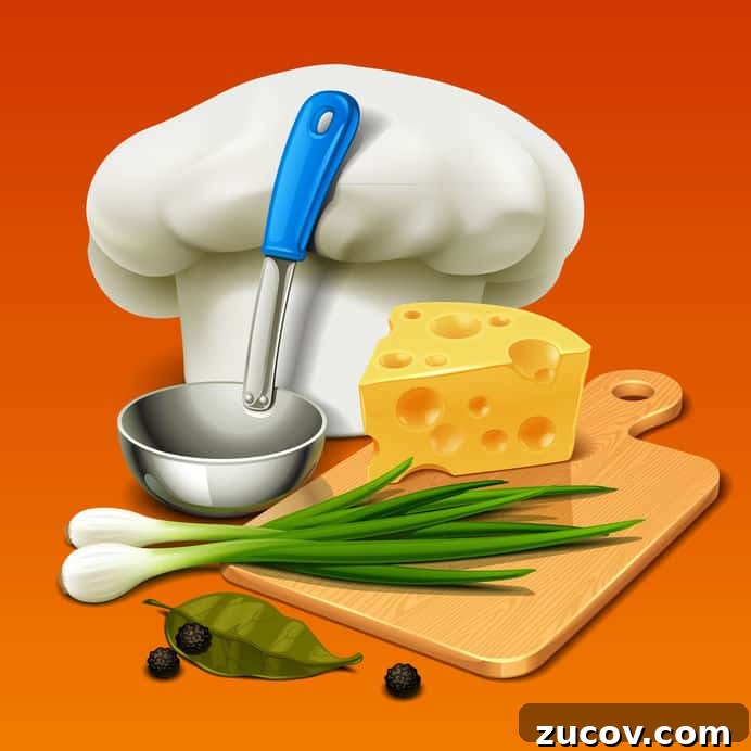 Gluten-Free Bacon-Wrapped Baked Jalapeño Poppers 3 graphic of countertop with chef hat