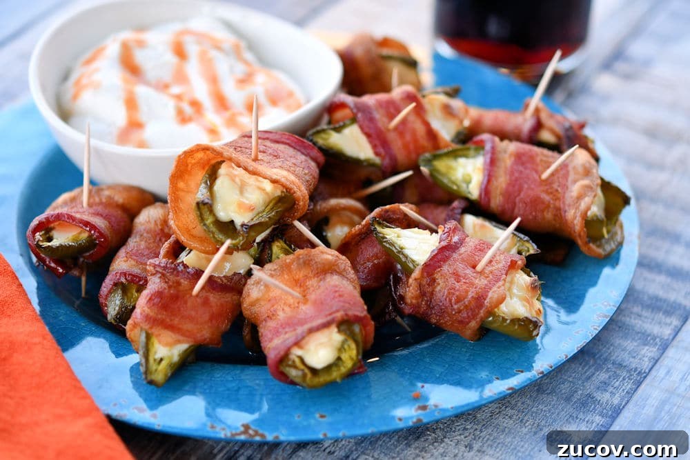 Gluten-Free Bacon-Wrapped Baked Jalapeño Poppers 9 24Bite: Baked Jalapeno Poppers with Bacon by Christian Guzman