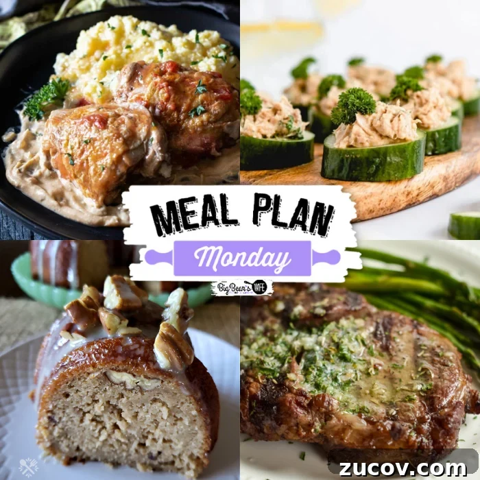 Weekly Meal Plan: Week 264 — Recipes, Grocery List & Prep Tips 2 Meal Plan Monday 264 banner