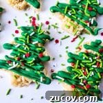 Rice Krispie Christmas Tree Treats: Festive Holiday Snack Craft 11 christmas tree decorated Rice Krispies