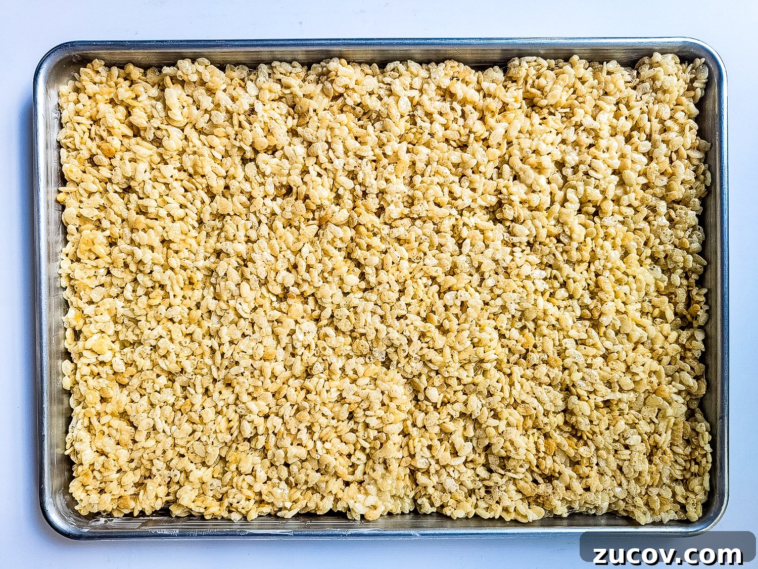Rice Krispie Christmas Tree Treats: Festive Holiday Snack Craft 7 sheet pan with rice Krispy cereal