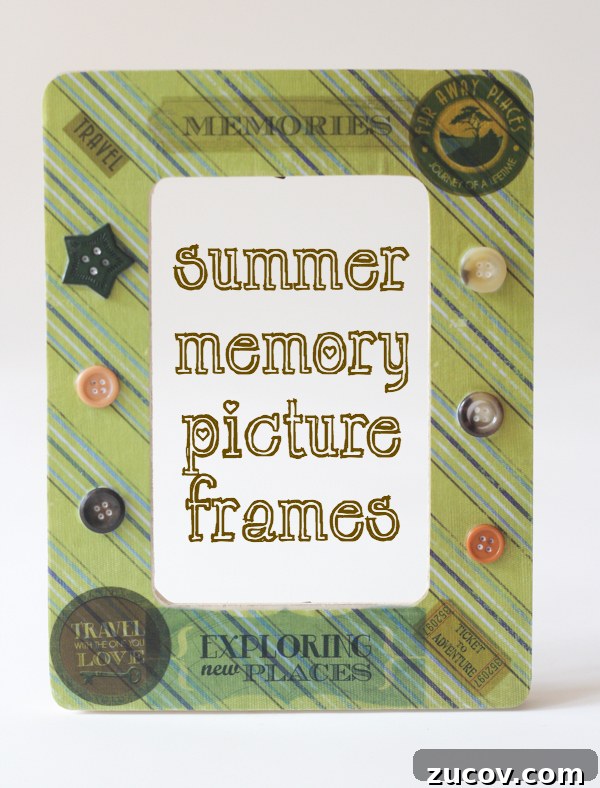 Summer Photo Frames Collection by Better In Bulk 4 summer memory picture frame craft