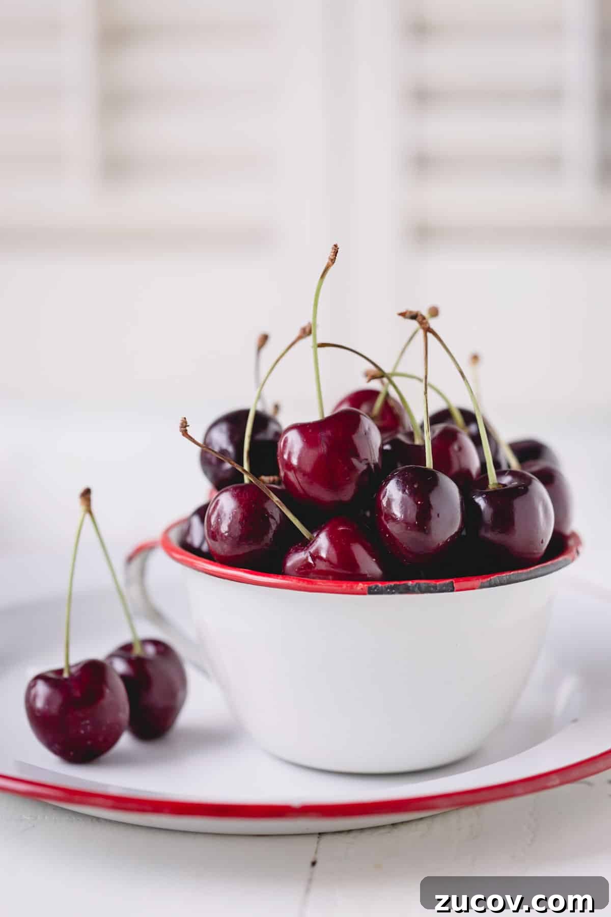 Cherry Guide: Varieties, Growing Tips, and Harvesting Advice 6 A bowl of dark sweet cherries.