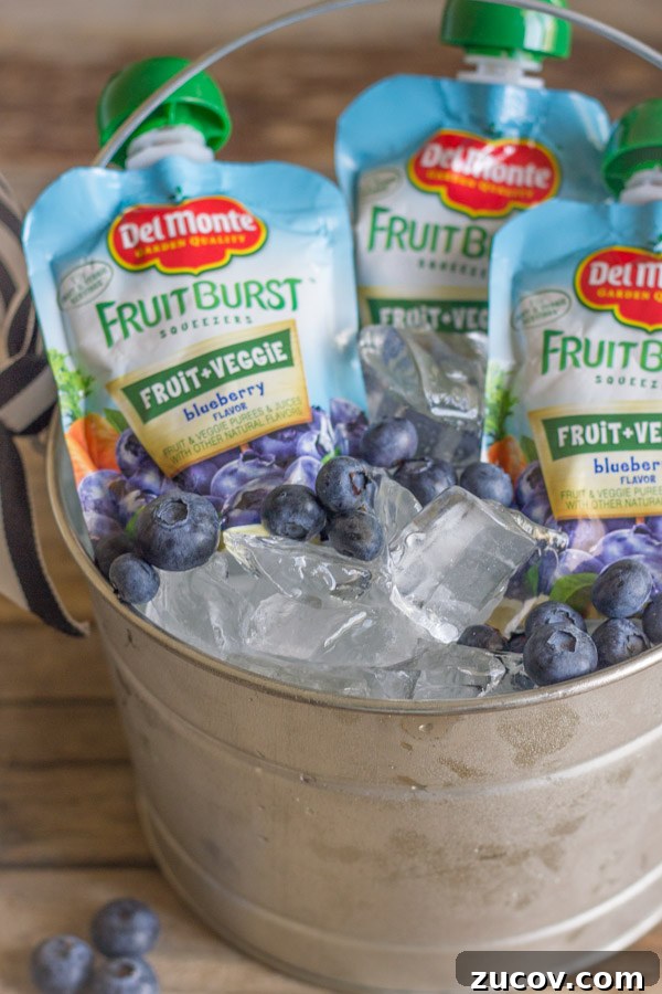 Del Monte Fruit Burst Squeezers - Blueberry Del Monte Fruit Burst Squeezers - Blueberry