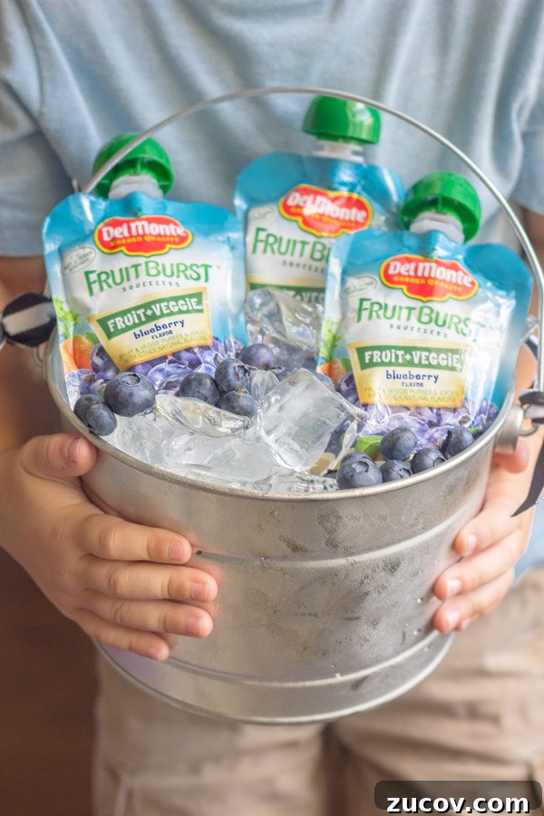Del Monte Fruit Burst Squeezers - Blueberry Del Monte Fruit Burst Squeezers - Blueberry