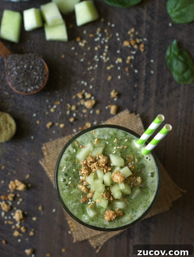 Honeydew Green Tea Smoothie Recipe for Refreshing Energy 3 Green Tea Honeydew Smoothie