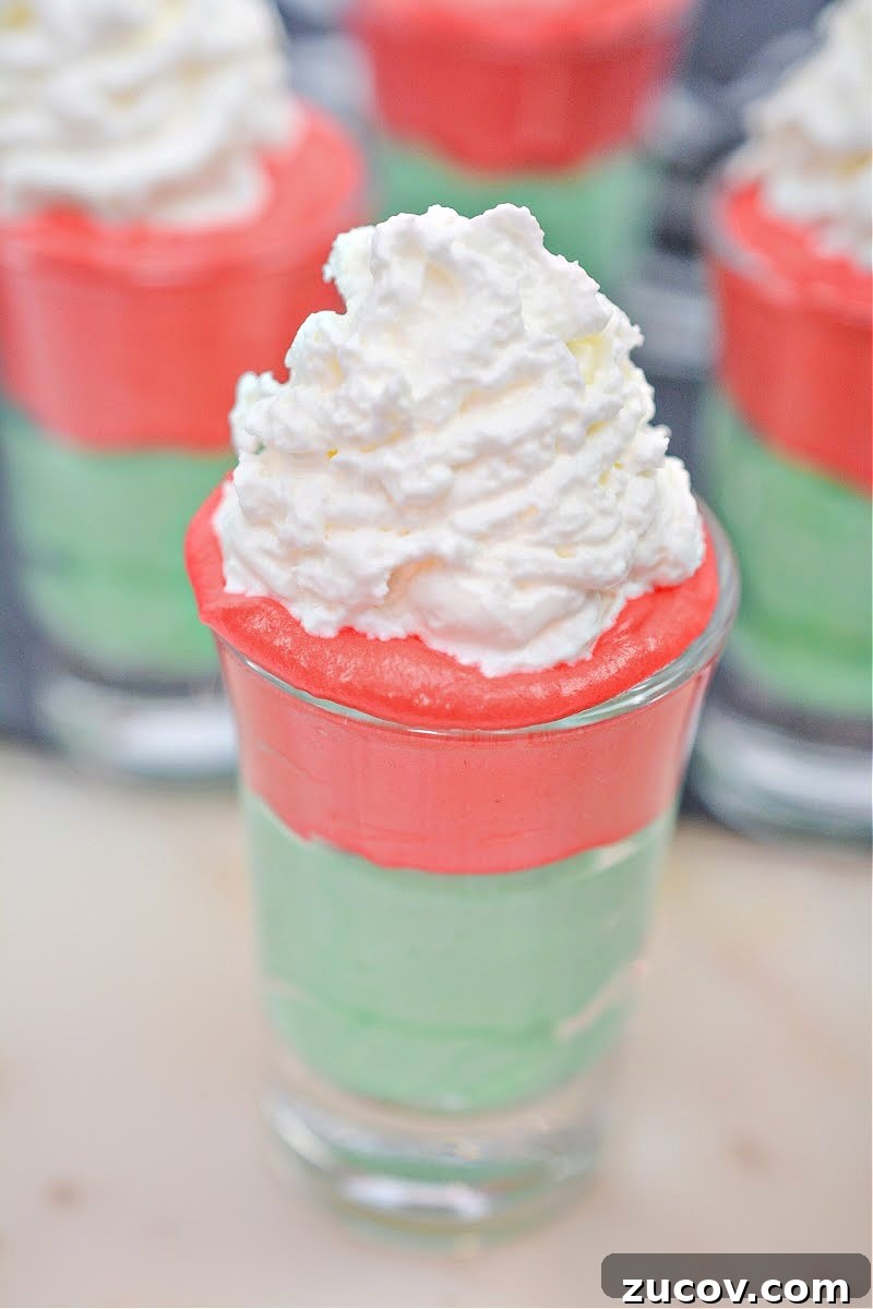 Keto White Chocolate Christmas Shooters Recipe for Holiday Parties 2 Keto White Chocolate Christmas Shooters
