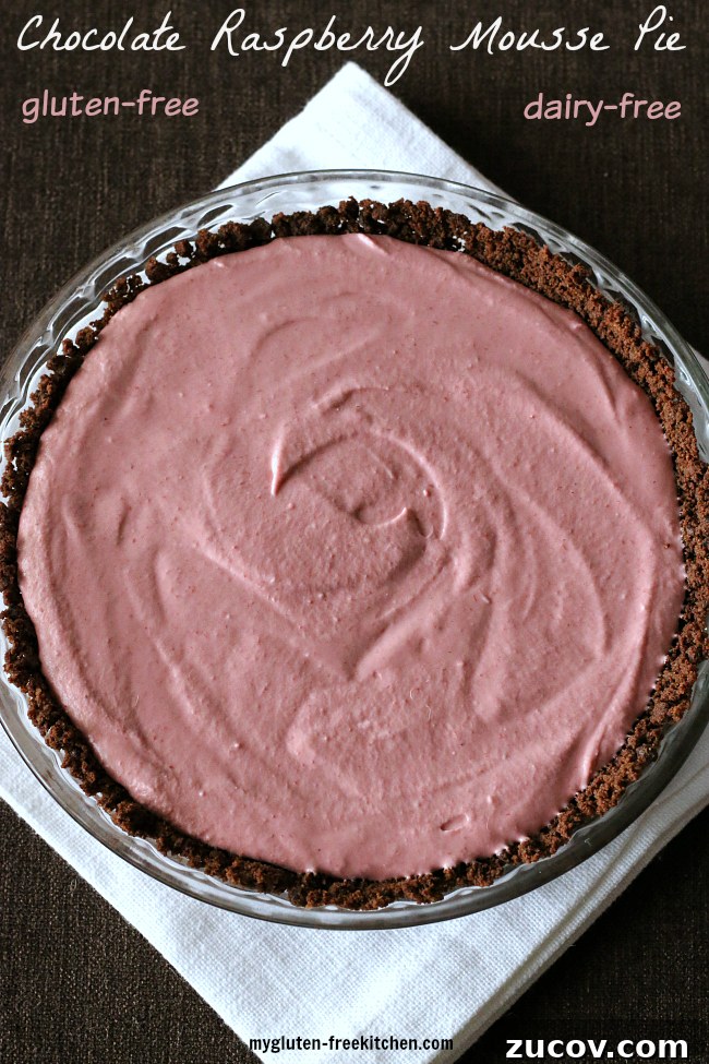 Dairy-Free Gluten-Free Chocolate Raspberry Mousse Pie Recipe 9 Chocolate Raspberry Mousse Pie that's gluten-free and dairy-free