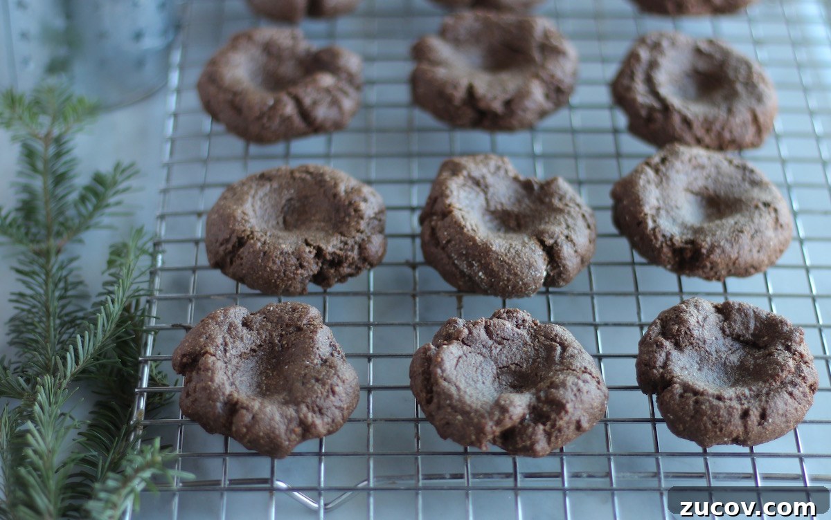 AIP Chocolate Mint Thumbprint Cookies (Paleo-Friendly) 7 AIP Chocolate Mint Thumbprint Cookies (Paleo) - soft carob cookies taste like chocolate and are filled with refreshing peppermint frosting for a delicious combination! | fedandfulfilled.com