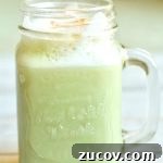 A quick and easy recipe for a matcha chai latte using almond milk, matcha powder, chai tea, and cinnamon. No added sugar, and vegan-friendly!