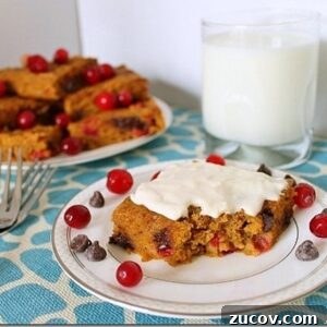 Pumpkin Cranberry Chocolate Chip Bars Recipe for Fall Baking 2 img 4861 5