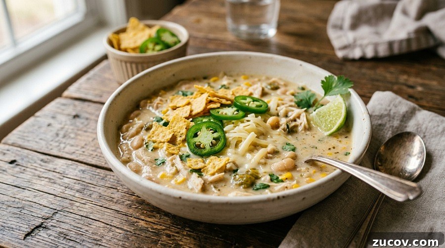 15 Slow Cooker Chicken Recipes for Cozy 2026 Dinners 12 Slow Cooker White Chicken Chili