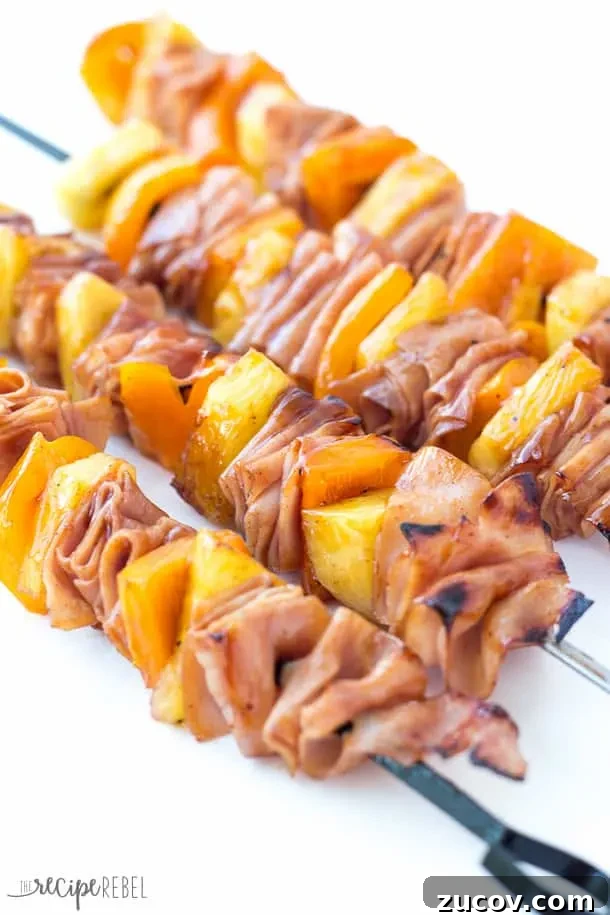 17 Summer Grilled Kebab Recipes for Backyard Cookouts 12 Hawaiian Ham and Pineapple Skewers
