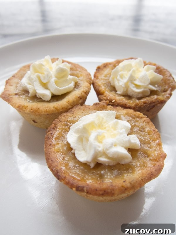 Mini treacle tart