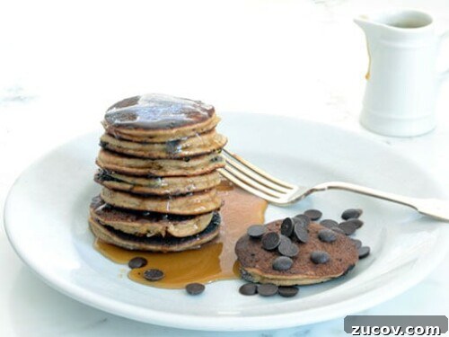 Banana Chocolate Chip Pancakes Recipe for Fluffy Morning Stacks 2 Banana Chocolate Chip Pancakes