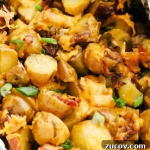 Cheesy Bacon Ranch Slow Cooker Potatoes for Parties and Potlucks 2 img 5166 4