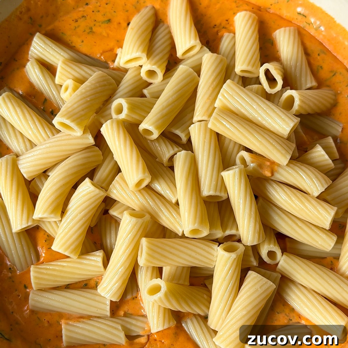 Creamy Tomato Garlic Pasta Recipe for Quick Weeknight Dinners 6 add pasta
