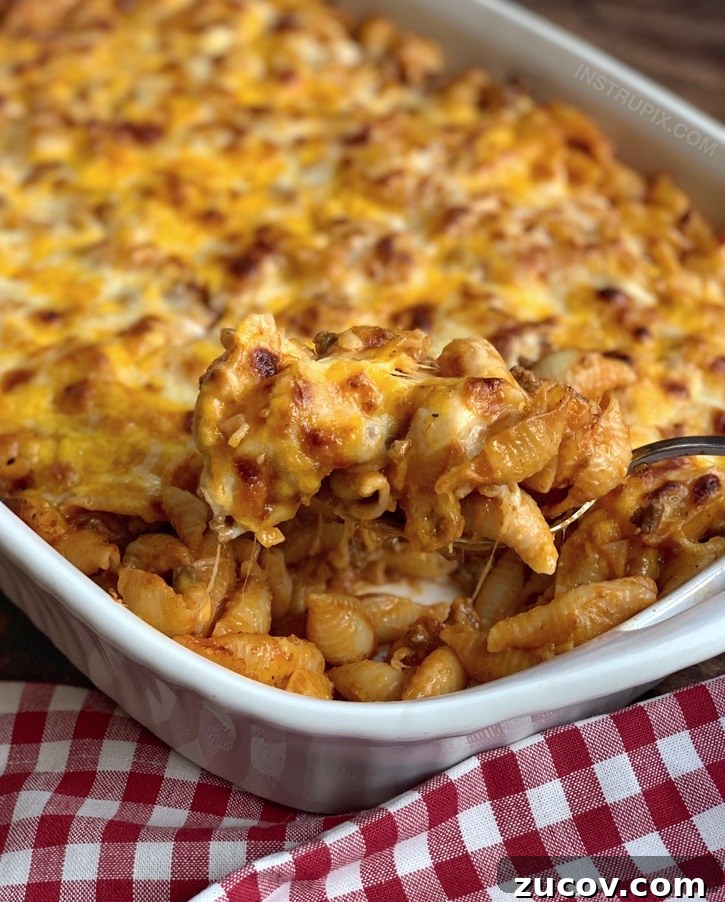 Cheesy Hamburger Casserole Dinner Recipe 2 Quick and easy dinner idea: 4 Ingredient Hamburger Casserole-- great for picky eaters and hungry teenagers!
