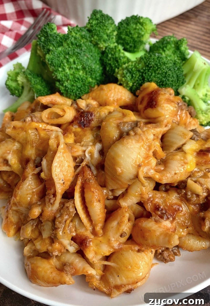 Cheesy Hamburger Casserole Dinner Recipe 4 4 Ingredient Cheeseburger Casserole