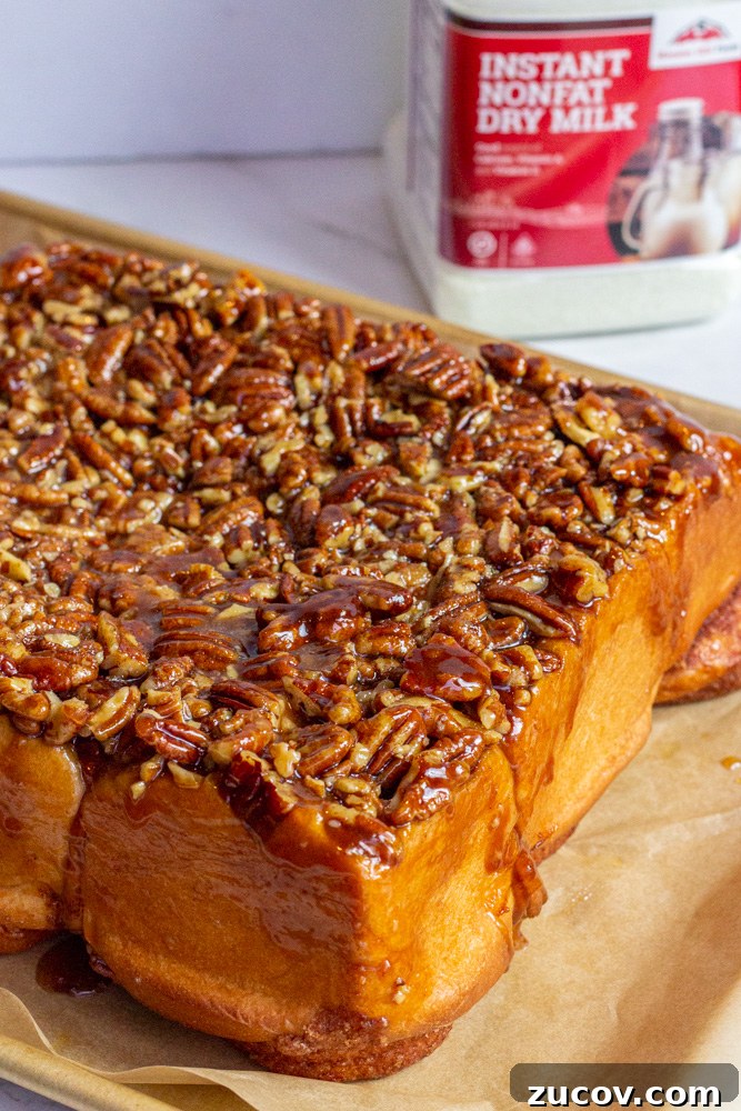Pecan Milk Rolls: Soft, Buttery Overnight Sweet Buns 15 img 5480 14