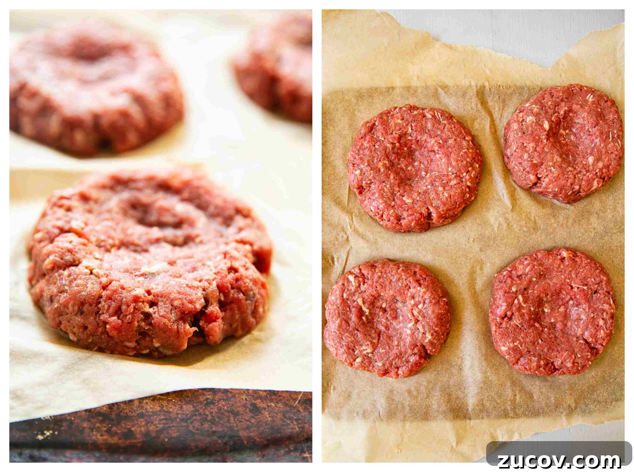 Juicy Homemade Burger Recipe for Perfect Grilling 5 raw hamburger patties