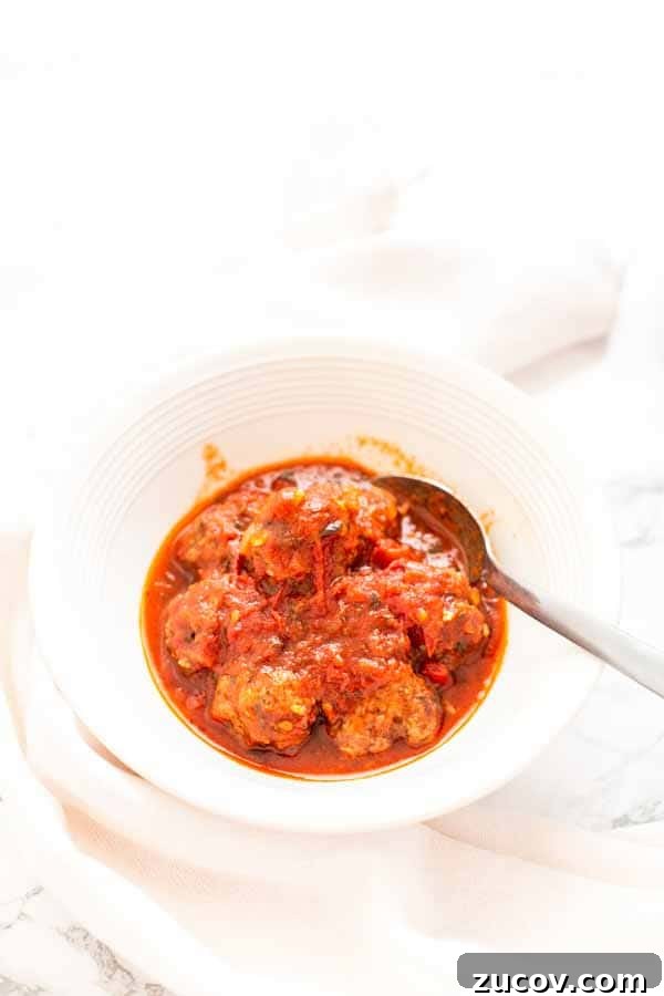Instant Pot Meatballs in Rich Tomato Sauce 5 Instant Pot meatballs and sauce are great to make ahead, meal prep or to make for your pasta dish. It is super easy to make. No browning just put the meatballs in the Instant Pot and let it go.