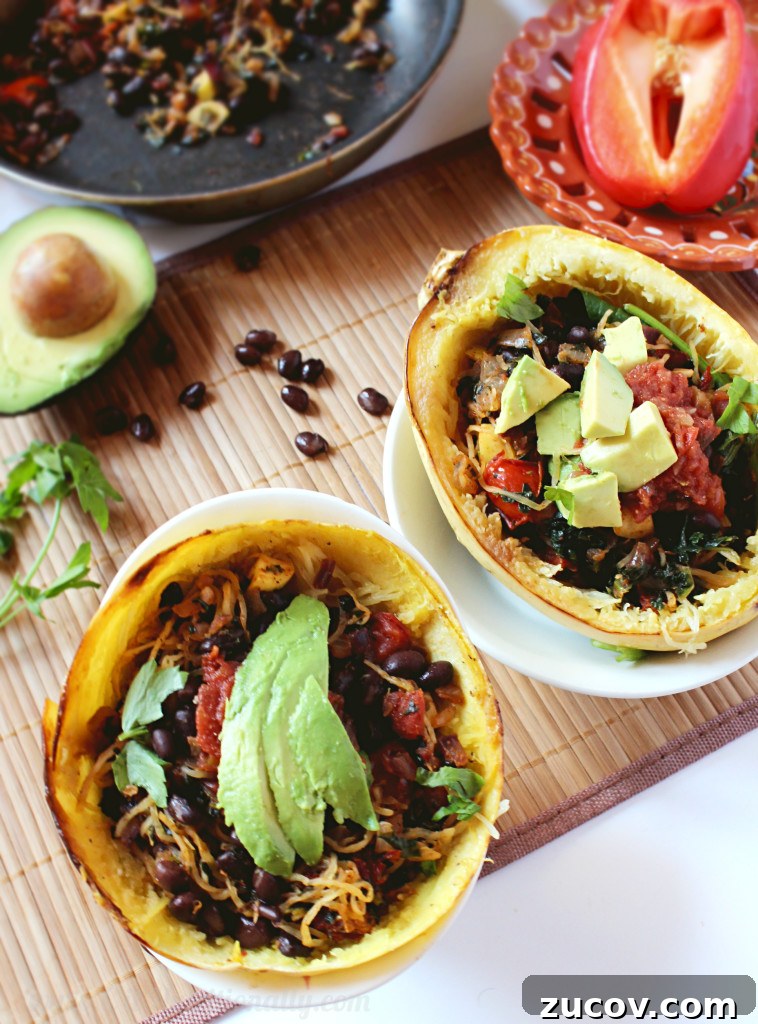 Veggie Fajita Spaghetti Squash Stir-Fry Recipe 2 Veggie Fajita Spaghetti Squash Stir Fry | C it Nutritionally #vegan #glutenfree #grainfree #meatfree #vegetarian