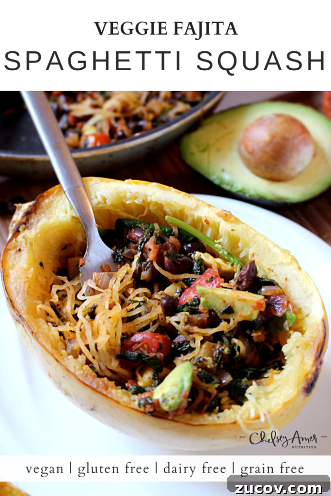 Veggie Fajita Spaghetti Squash Stir-Fry Recipe 6 Veggie Fajita Spaghetti Squash Stir Fry
