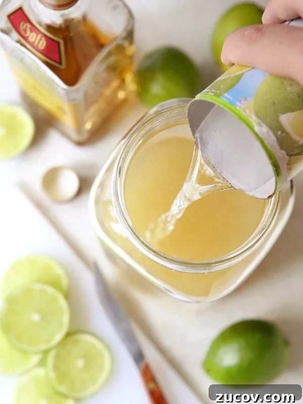 Canned Margaritas: 8 Refreshing Ready-to-Drink Cocktail Ideas 4 Tin Can Margaritas -- perfect for a crowd! | completelydelicious.com