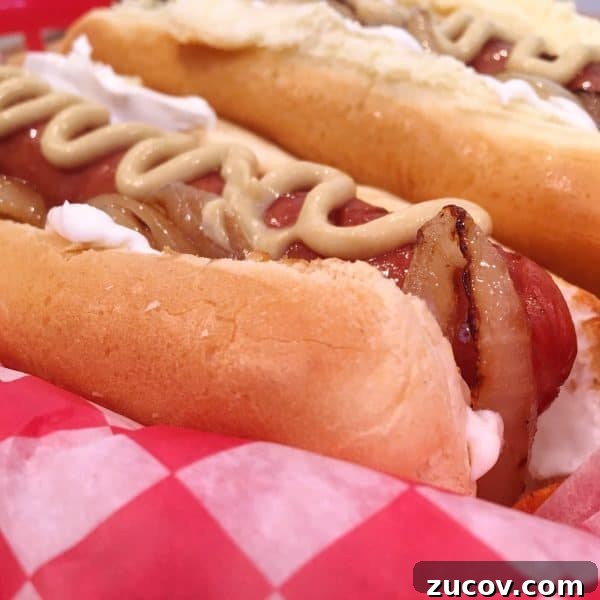 Seattle-Style Hot Dogs: Where to Find the City's Iconic Bite 14 Close up photo of Seattle Dogs