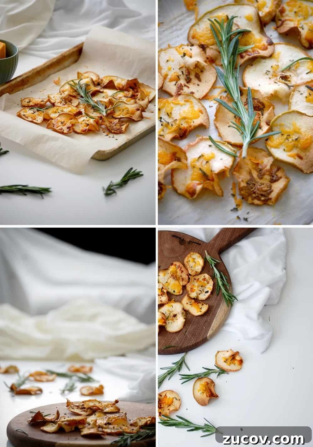 Apple slices on sheet pan