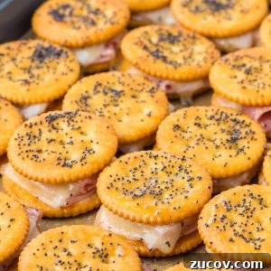 Ritz Cracker Sandwich Recipes: Savory & Sweet Party Bites 14 Ritz Cracker Sandwiches are a quick and delicious snack made by layering sweet or savory fillings between buttery Ritz crackers.