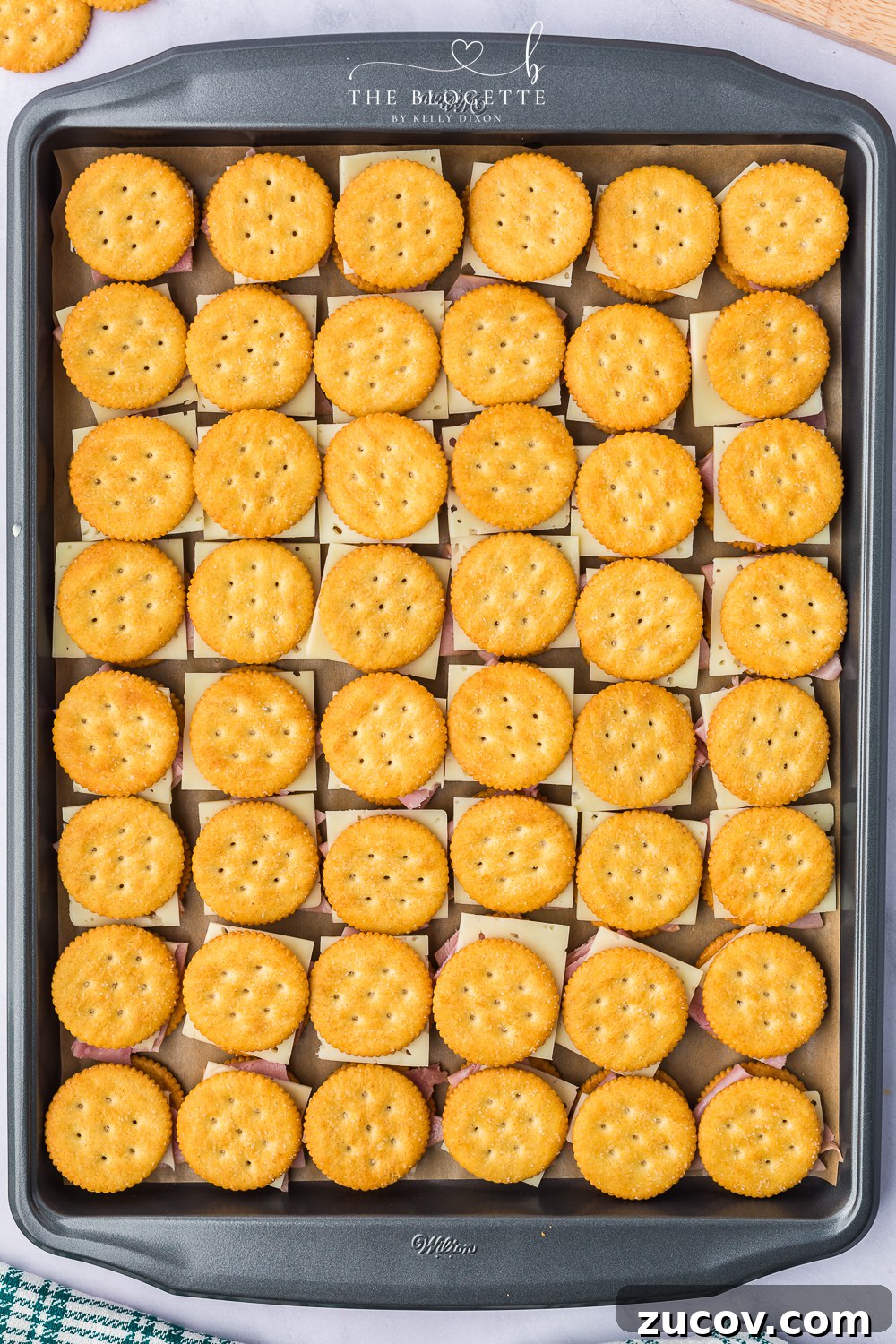 Ritz Cracker Sandwich Recipes: Savory & Sweet Party Bites 8 Cover the sandwich with another Ritz cracker