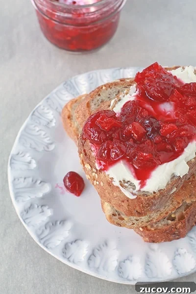 Spicy Cranberry Pepper Jelly Recipe for Holiday Appetizers 3 cranberry jelly