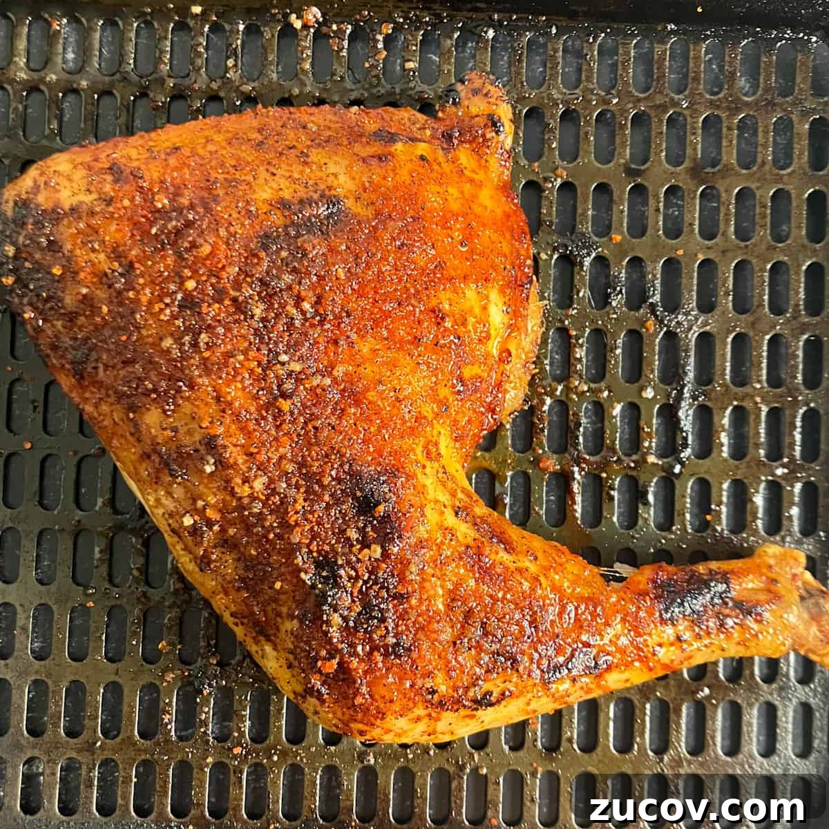 Keto Air Fryer Chicken Leg Quarters with Calories Per Serving 3 keto chicken leg quarter