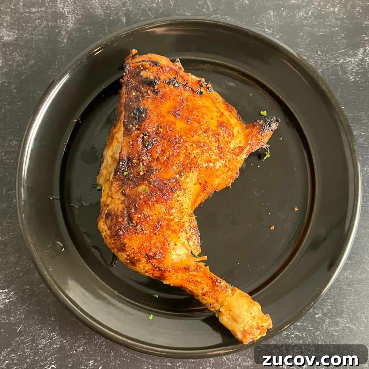 Keto Air Fryer Chicken Leg Quarters with Calories Per Serving 7 chicken leg quarters air fryer