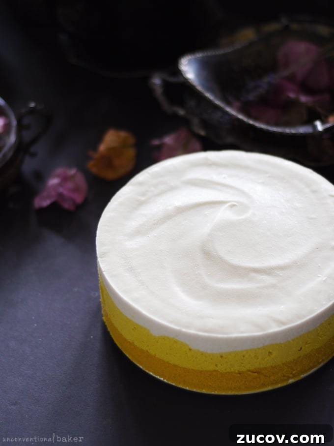 Raw Candy Corn Cheesecake {Free from: gluten & grains, dairy, eggs, artificial colors, and refined sugar}