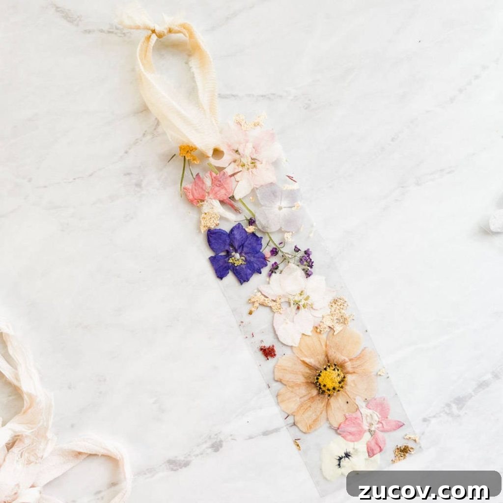 16 Creative Paper Flower Crafts to Make This Spring 11 Pressed Flower Bookmarks