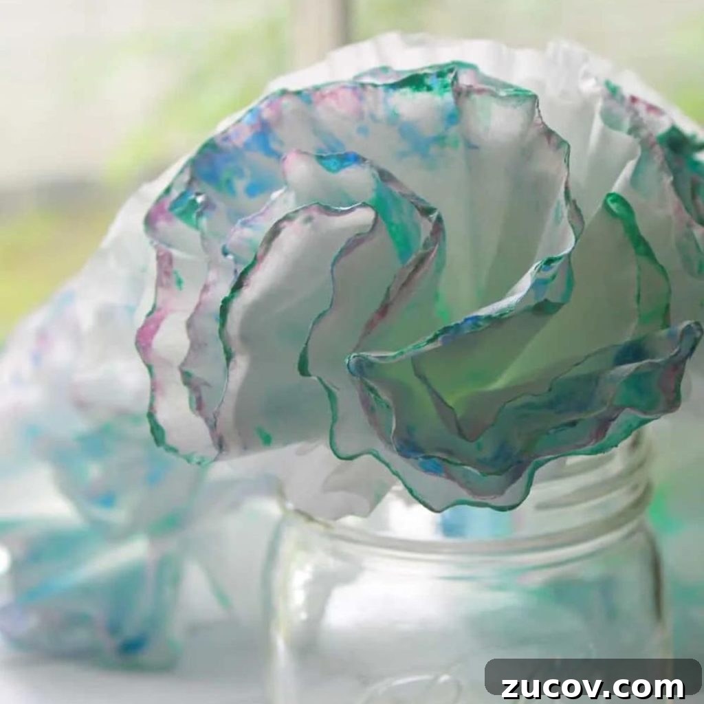 16 Creative Paper Flower Crafts to Make This Spring 5 Coffee Filter Flowers