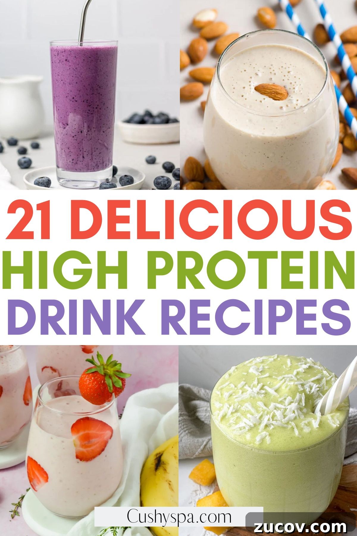 21 Protein Drinks for Muscle Gain and Daily Nutrition 2 high protein drink recipes