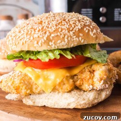 Crispy Spicy Chicken Sandwich Made in an Air Fryer 9 img 8509 8