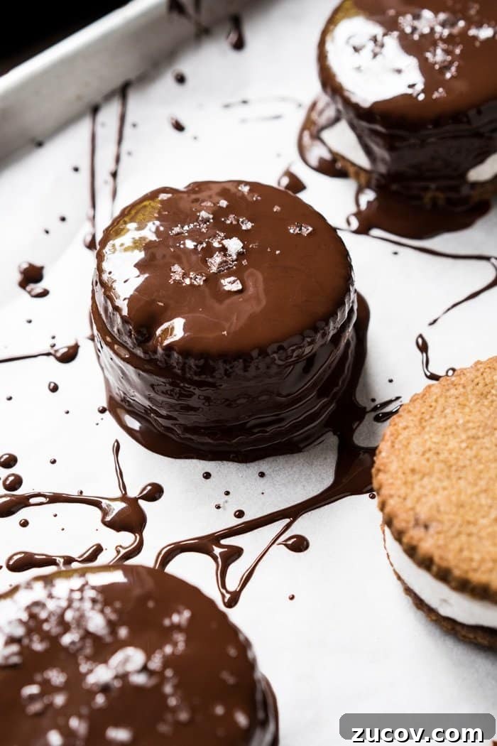 Gluten-Free Keto Wagon Wheels (Moon Pie-Style Cookies) 5 Gluten Free & Keto Wagon Wheels (i.e. S'mores Cookies!) #keto #lowcarb #healthyrecipes #chocolate #smores #marshmallows