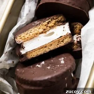 Gluten-Free Keto Wagon Wheels (Moon Pie-Style Cookies) 7 Gluten Free & Keto Wagon Wheels (i.e. S'mores Cookies!)