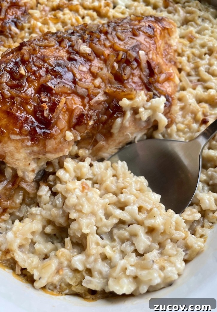 Creamy Chicken and Rice Casserole for a Relaxed Weeknight 2 Yummy baked chicken and Instant rice casserole made with just a few ingredients for busy school night dinners! A family favorite budget meal.